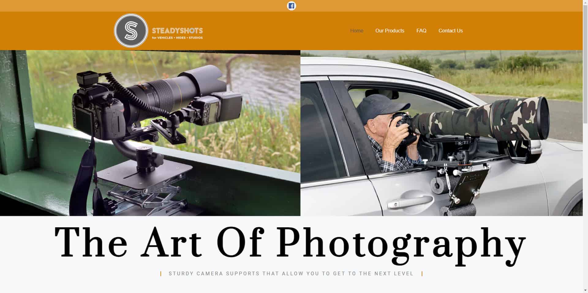 Steadyshots camera-rests website