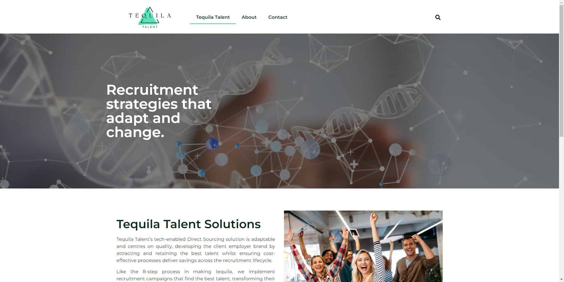 Tequila Talent website